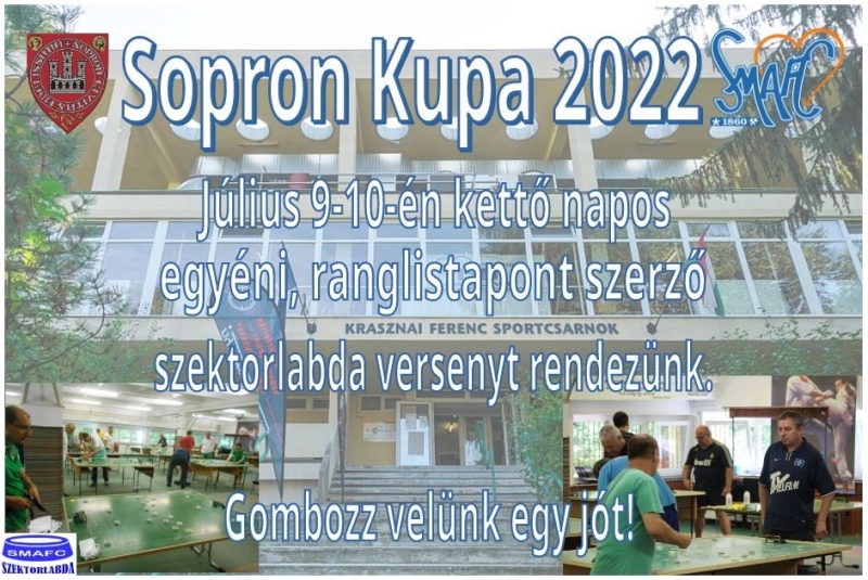 Sopron kupa - versenykiírás