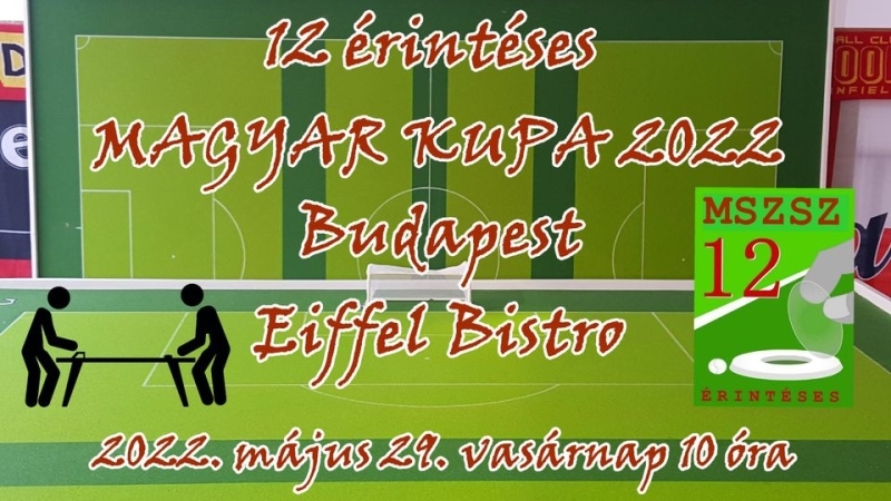 12 érintéses Magyar Kupa 2022. – Versenykiírás